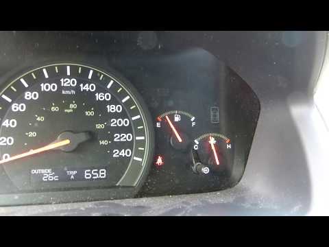 2003 - 2005 Honda Accord "MAINT REQ`D" light reset