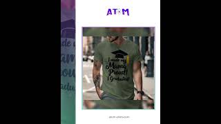 Graduation Celebration I Made My Mama Proud Design T-Shirt Graduation Celebration I Made My Mama Proud Design T-Shirt