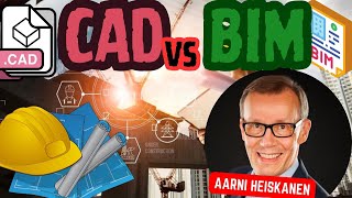 CAD vs. BIM 🤼🏻‍♂️🤔 #construction #engineering #architecture #caddesigner #bim