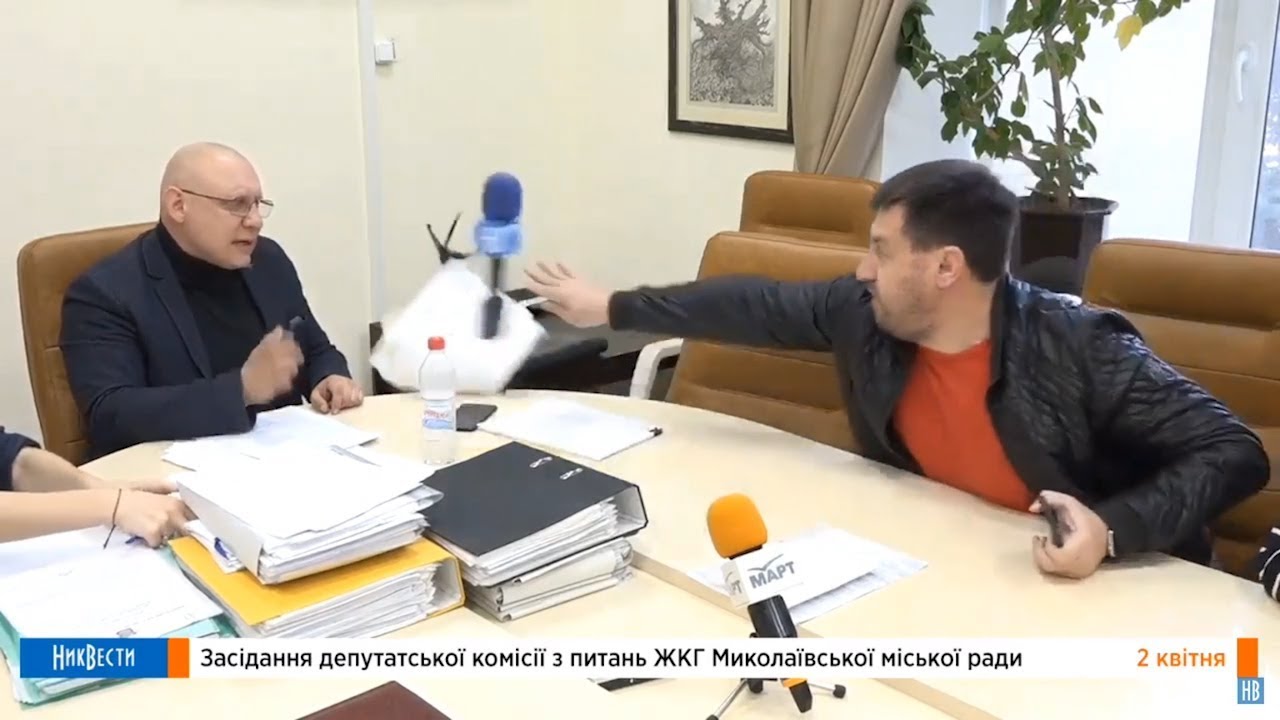 НикВести: Ентин со злости запустил в Лепишева микрофоном НикВести новости израиля