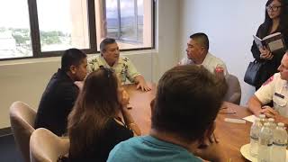 GFD briefs Xavier Akima's family about rescue efforts