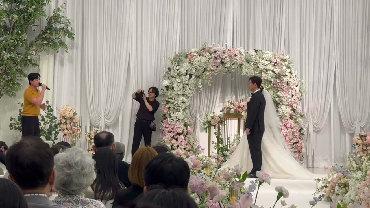 결혼식에서 부른 ‘달리 표현할 수 없어요’ 축가 풀버전🎤 감성 라이브