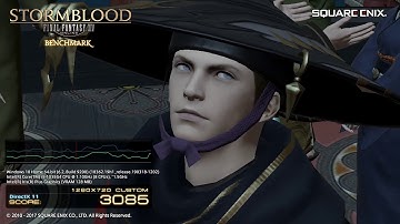 Final Fantasy XIV Stormblood Benchmark On A Microsoft Surface Pro 7 i5