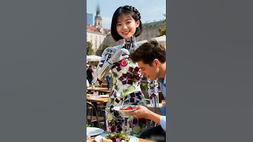 Chłodnik Sauce Dispenser Robot, in Service #futuristic #robot #technology #humanoid #AI