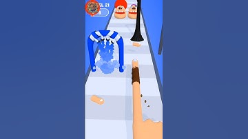 Finger Runner 3D 😁🤣21 level complete 👍🙏🤪 #tiktok #shortsfeed #gaming