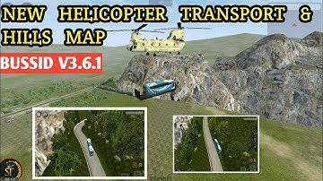 New Hills map MOD for Bussid v3.6.1/Helicopter transport mod/#bussidhills #modterabaru #aliyangmp