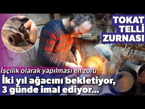 İki Yıl Ağacını Bekletiyor, 3 Günde İmal Ediyor: Tokat Telli Zurnası Böyle Yapılıyor