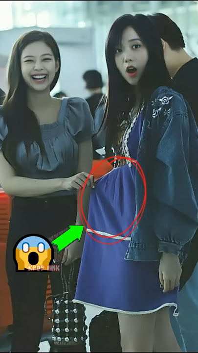 When Jennie Made Jisoo Look Pregnant 😱 #blackpink #jisoo #jennie #shorts