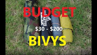 Budget Bivy Compare (bivvy, Stealth) #stealthcampingalliance