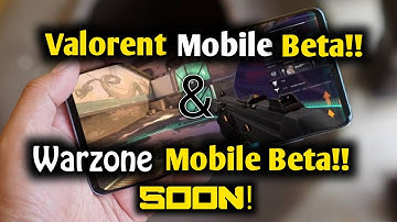 Warzone Mobile!, Valorent Mobile!, COD Mobile New Update!, Battlefield Mobile, Beta