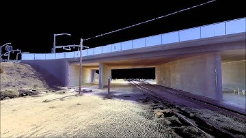 Bridge_3D laser scan_3D Point Cloud Example