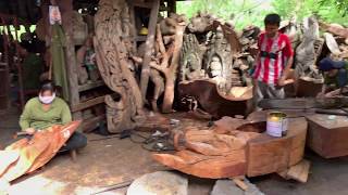 Pattaya, Thailand - Sanctuary of Truth (Wood Carving Workshop)