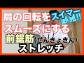 【肩をスムーズに回す】カンタン前鋸筋ストレッチ