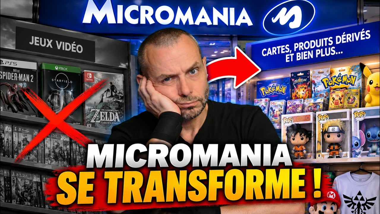 MICROMANIA va vendre MOINS de JEUX… et beaucoup plus de CARTES !