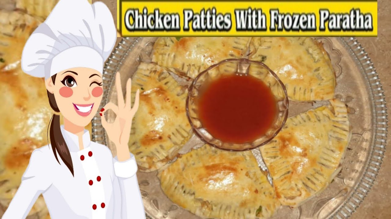Chicken Patties with Frozen Paratha Evening Snacks with Chicken