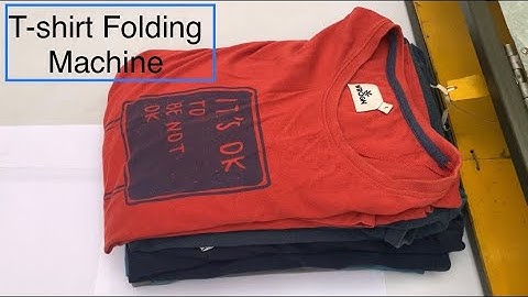 T-shirt Folding Machine Mechanical engineering final year project