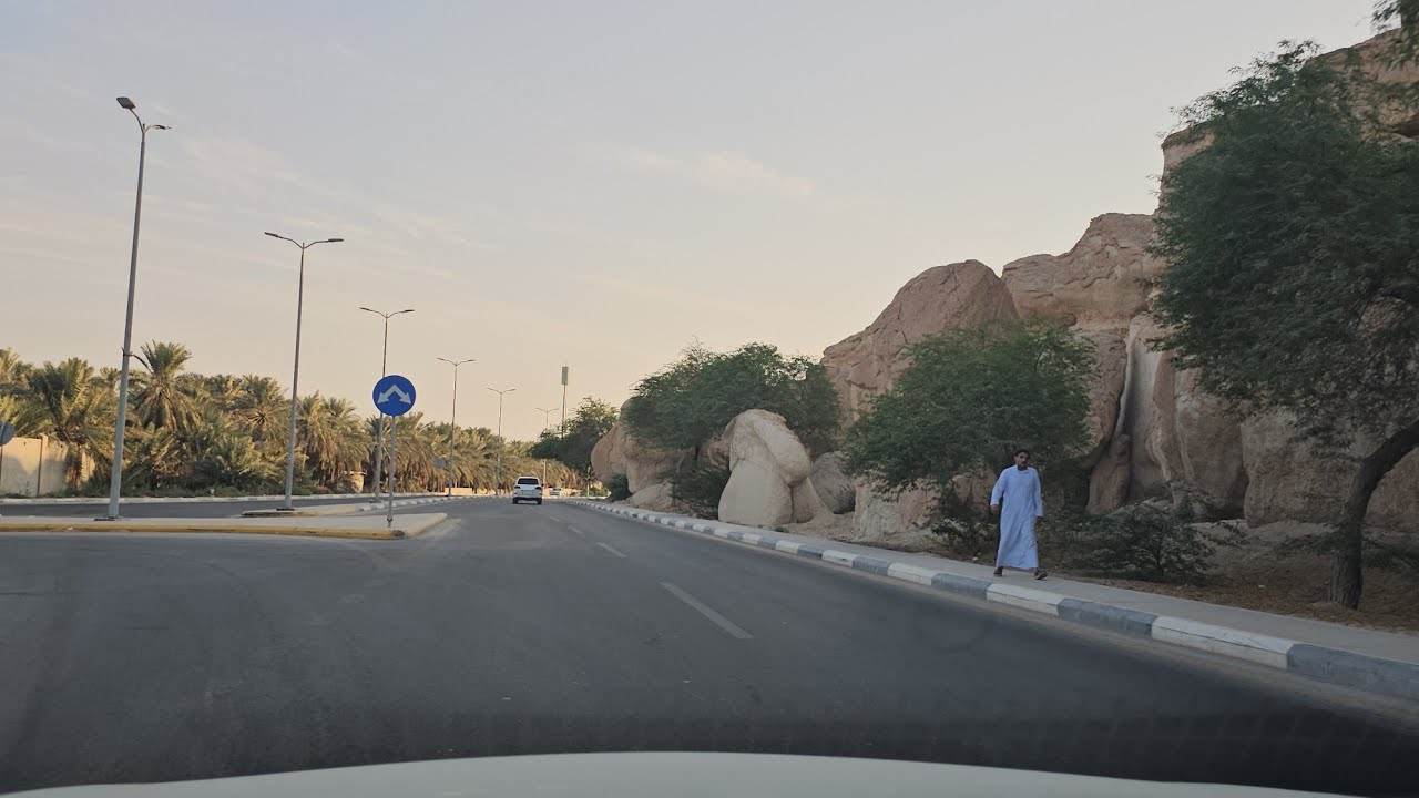 جولة منتزة الاحساء الوطني و جبل القارة #اكسبلور #automobile #travel