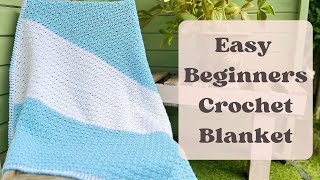 How to Crochet a Blanket for Beginners (Super easy and only 2 row repeat). by Lexie Loves Stitching 627 views 8 months ago 16 minutes