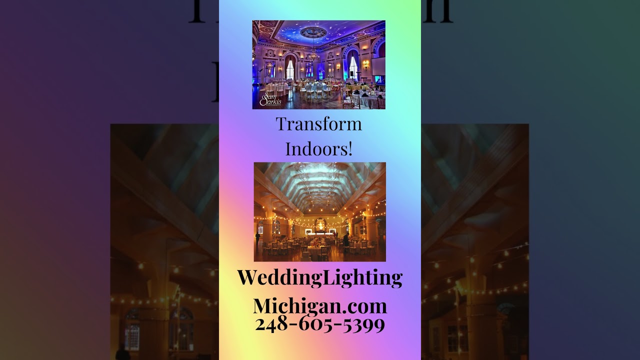 Wedding Lighting by The Lighting Guy