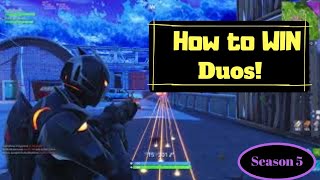 How to WIN Season 5! Duos Full Commentary! (Fortnite Console Guide)