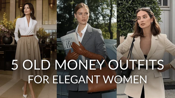 5 old money outfits for elegant women | how to look expensive