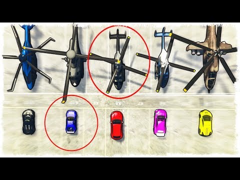 Видео: ТАКОГО ТЫ ЕЩЕ НЕ ВИДЕЛ!!! ВЕРТОЛЕТЫ vs МАШИНЫ!!! НОВАЯ БИТВА РАНДОМА В GTA ONLINE!!!