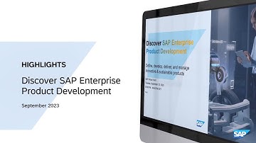 Take your product development to the next level with SAP