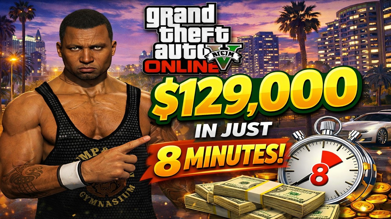 Easy $129,000 With Brock Thompson Bounty in 8 Minutes! | Fastest Way | GTA Online