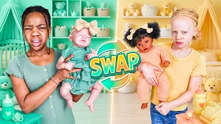 Swapping Reborn Baby Dolls For 24 Hours!