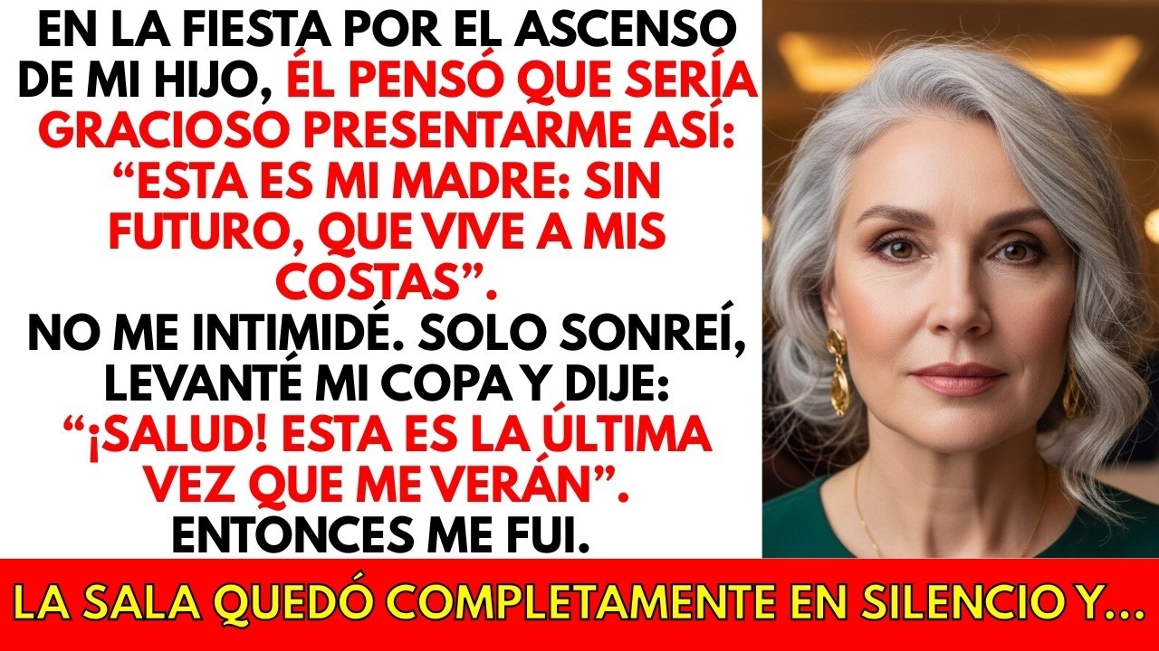 Mi hijo se burló de mí, llamándome inútil — entonces le conté quién era yo en realidad…