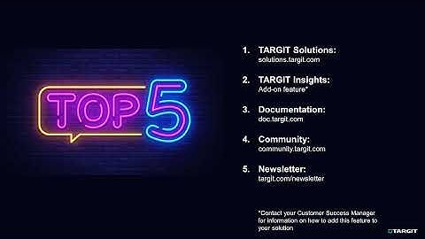 Top Five TARGIT Resources You Must Know