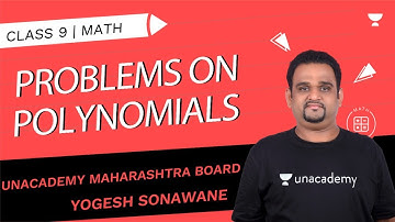 Problems on Polynomials | SSC Class 9 | Maths | Yogesh Sonawane