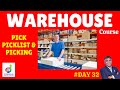 Warehouse Course in Telugu...... PICK,PICKLIST,PICKING Day - 32