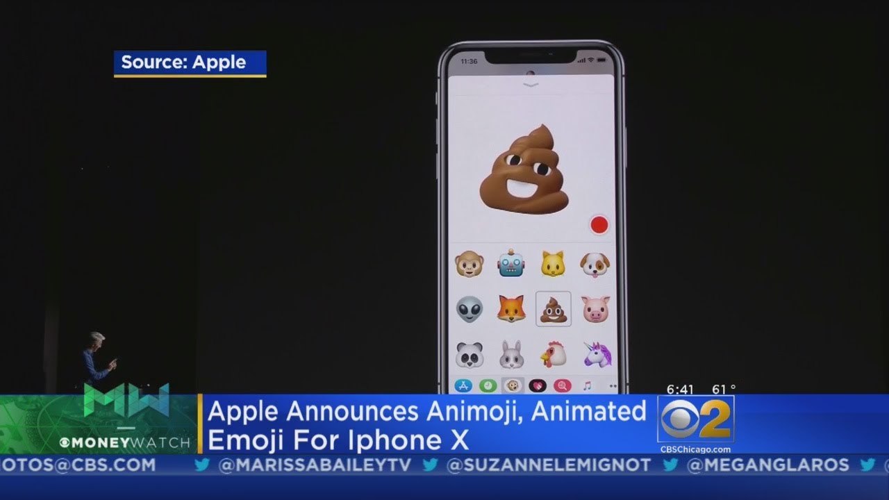 Apple Debuts "Animoji," Animated Emoji For iPhone X YouTube