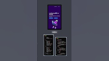 Landing Page Using HTML CSS | HTML CSS TUTORIAL | #shorts #html #css