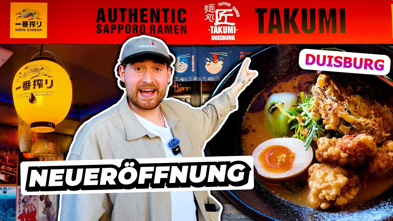 🍜 Bester Ramen Laden in Duisburg?! 😍 Ich teste "TAKUMI RAMEN"