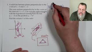 Week 1 review problems for Calculus 2 (Spring 2025) --- Applications of integration: volume