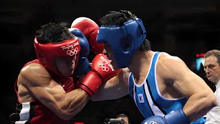 Beijing-2008. 1/2 Final. Bakhyt Sarsekbayev (KAZ) 🇰🇿 🆚 🇰🇷 (KOR)  Kim Jung-Joo -69kg.