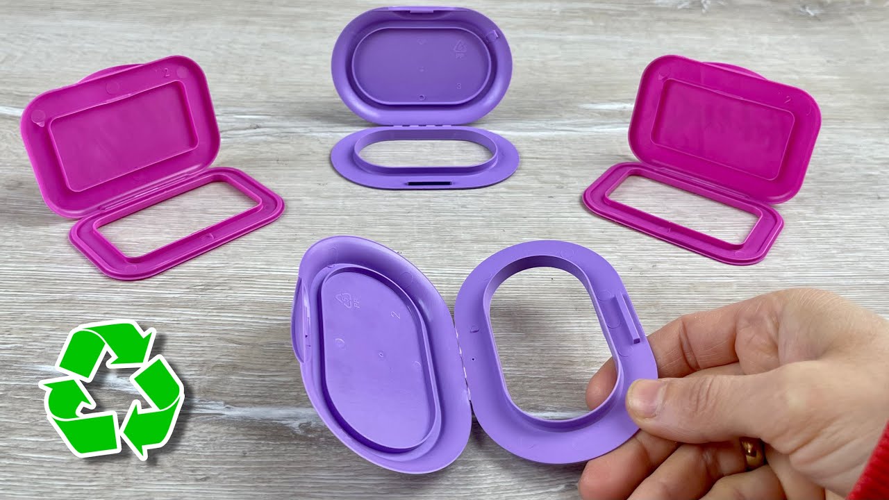 Не выбрасывайте крышки от влажных салфеток! Посмотрите, что я с ними сделала!