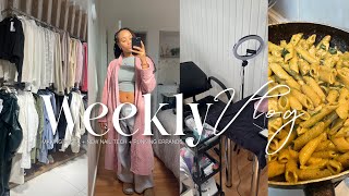 weekly vlog | cooking with my sister! + 2024 fitness goals + starting my nail tech journey…