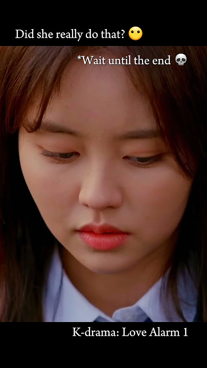 She kissed the most popular boy in her school #kdrama #lovealarm #lovestory