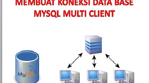 koneksi database mysql untuk multi user