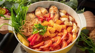 Thai Hot Pot Tom Yum recipe, so delicious, my family ate it all in a flash.