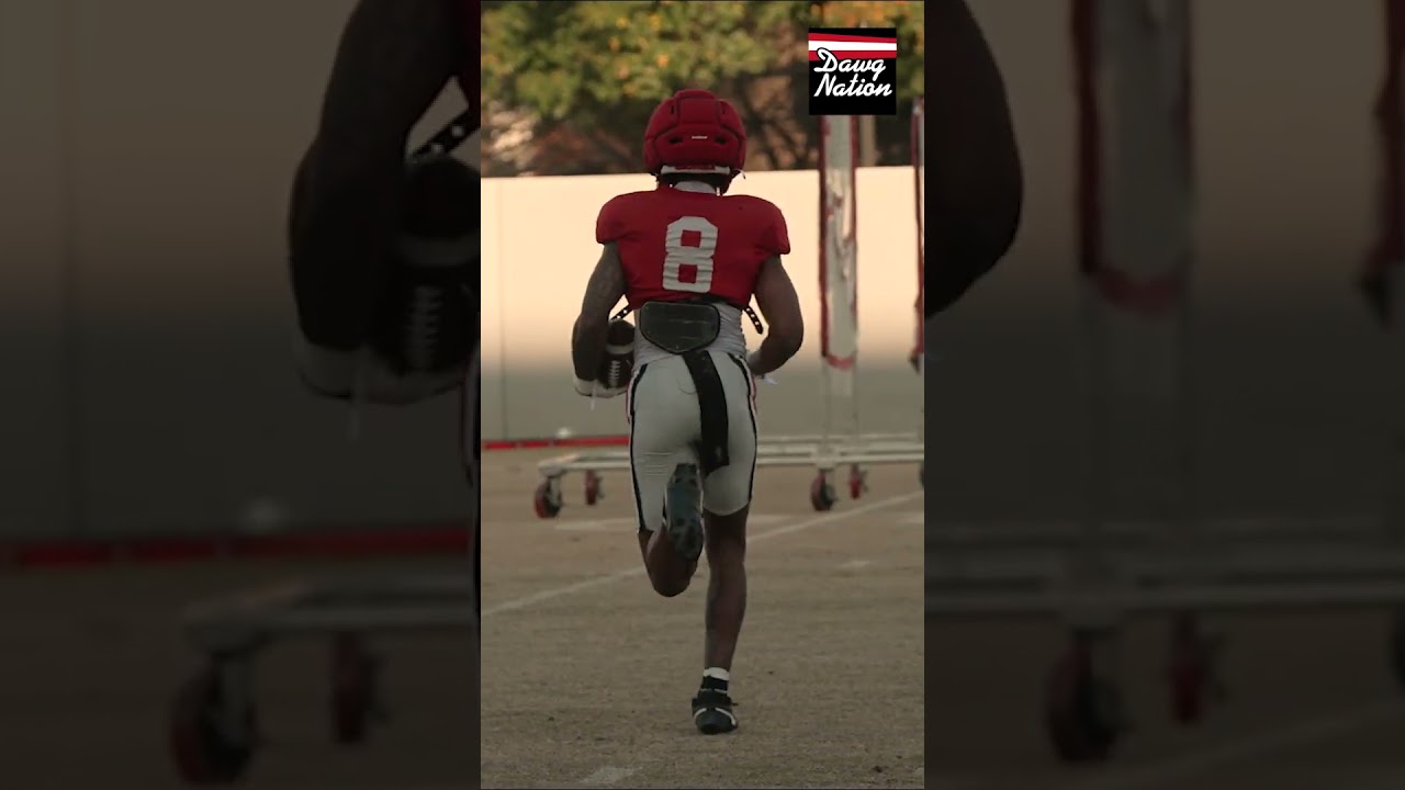 A look at Colbie Young at UGA's Sugar Bowl Practice