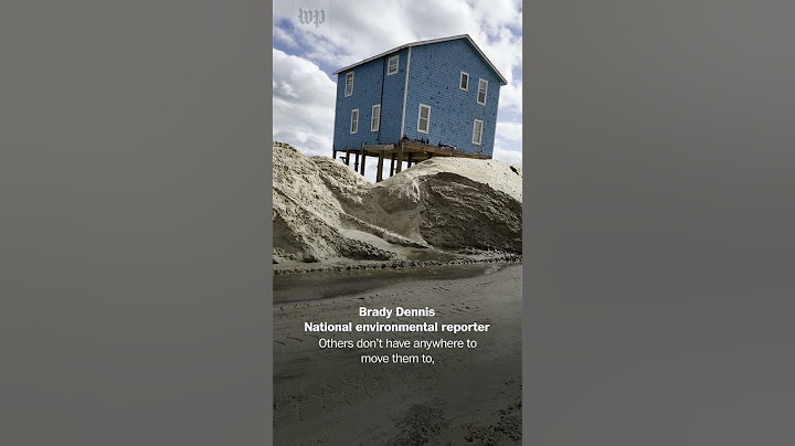 N.C. beach homes are eroding into the ocean