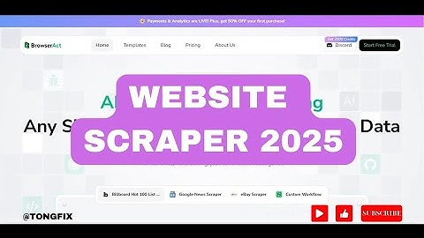 😍👍 BrowserAct Tutorial 2025 | Scrape Any Website with AI Agents (No Code) | Easy guide