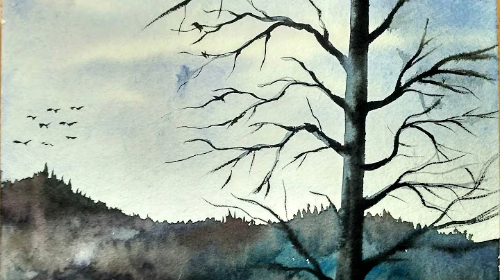 Landscape Watercolour Trees - How To Paint A Tree ...
