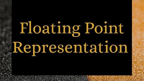 Floating point representation in number system|| Numbering System in Telugu