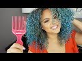 HOW TO USE A HAIR PICK FOR CURLY HAIR / VOLUMINOUS CURLY HAIR