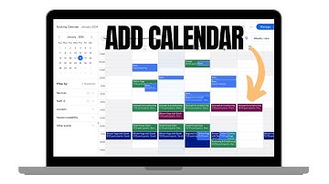 How to Add  Calendar in WIX (EASY)